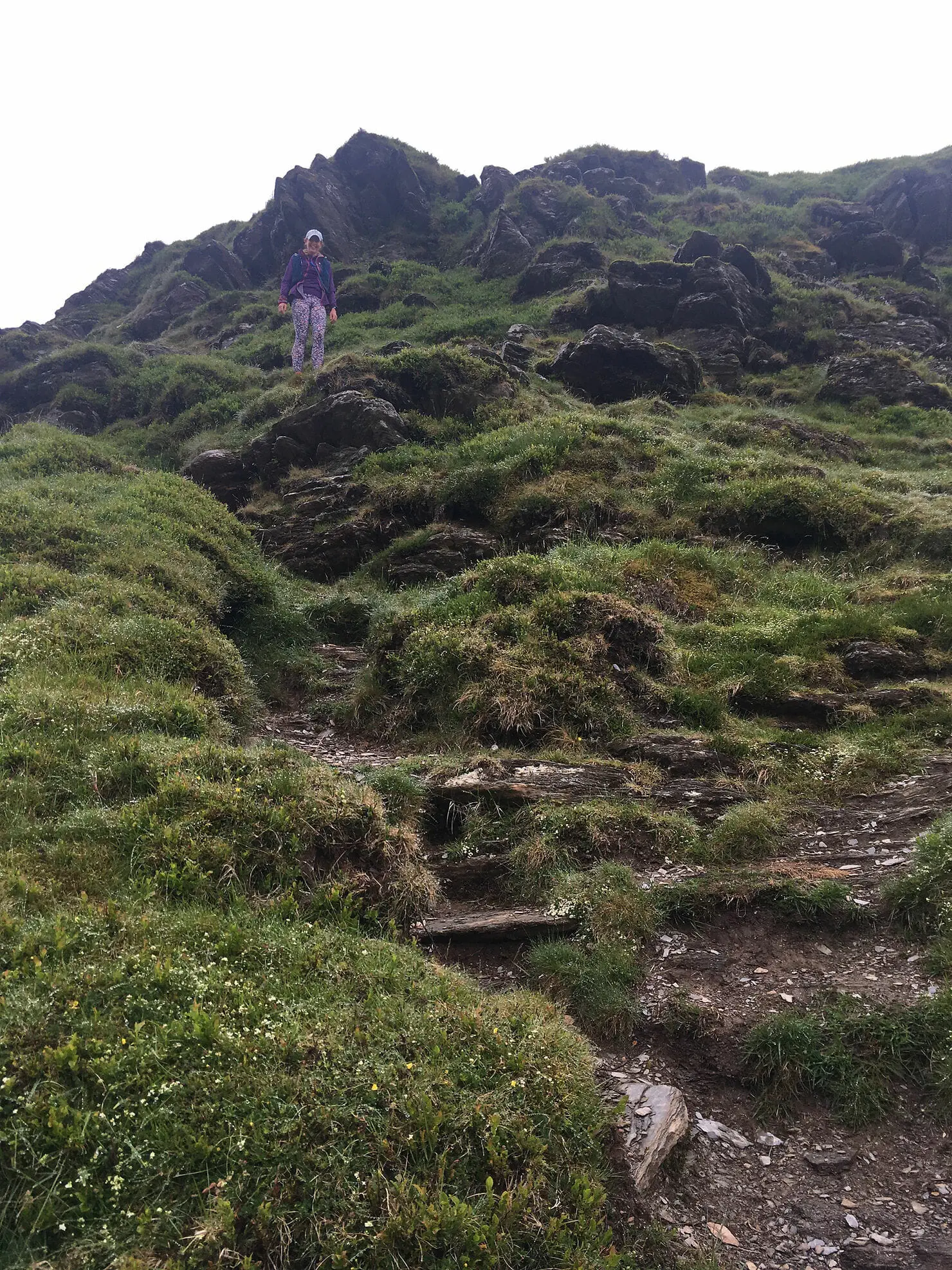Moelwyn Mawr descent Dragon's Back day 2