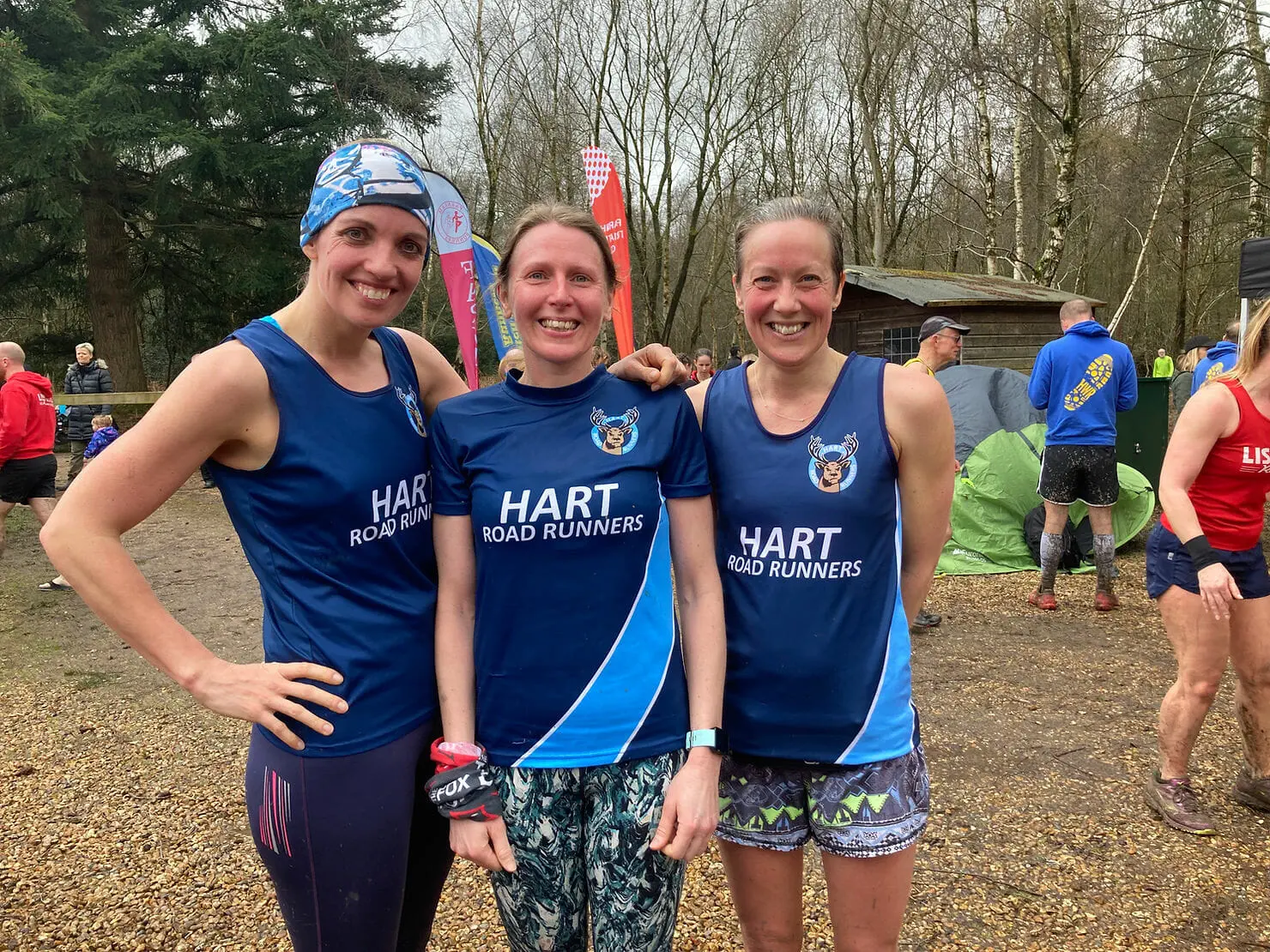 Hart Road Runners ladies cross country team Alice Holt