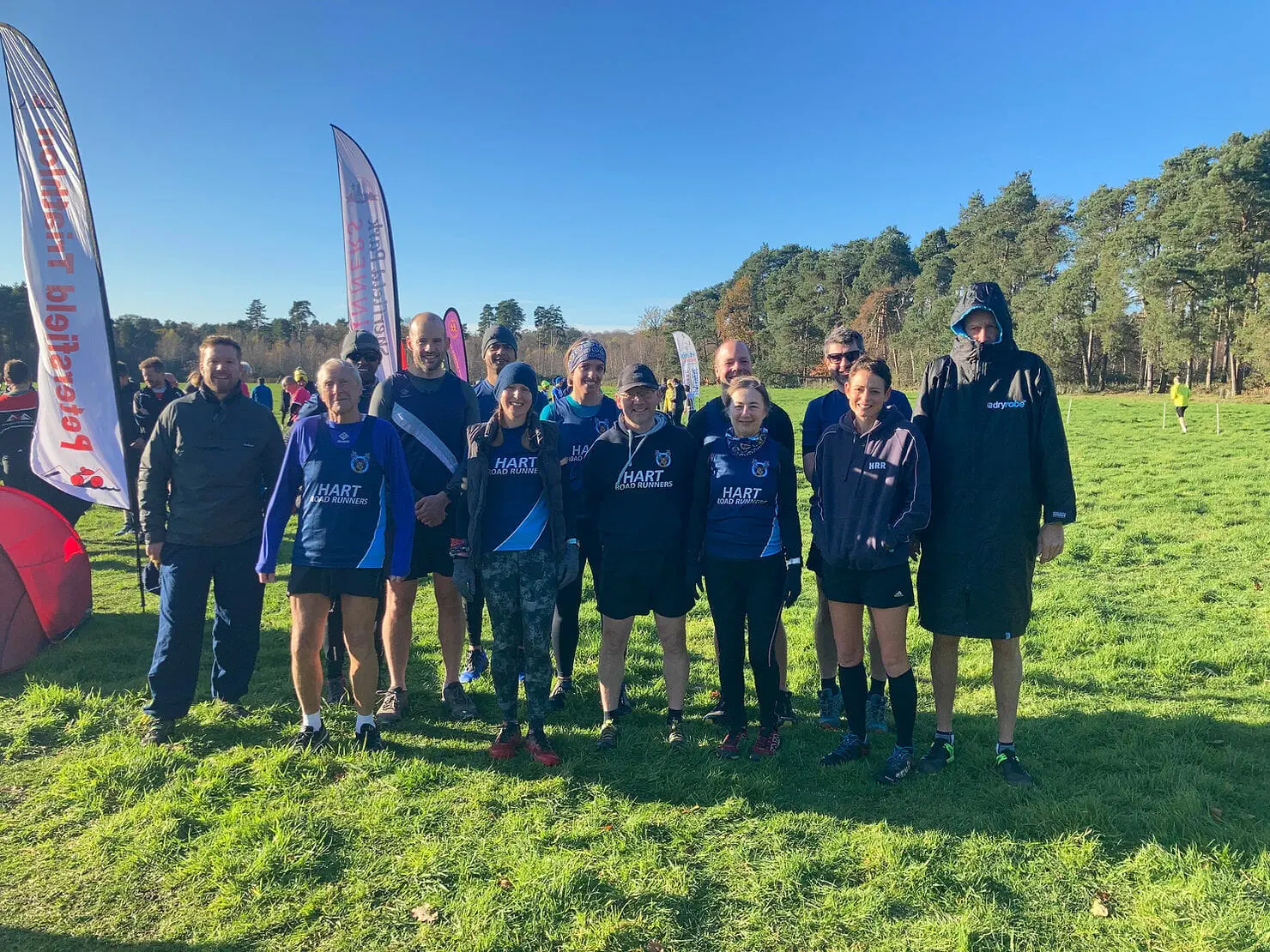 Hart Road Runners cross country team, at Bourne Woods